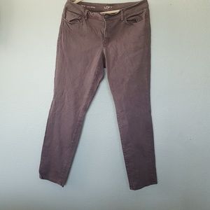 LOFT Curvy Skinny Jeans